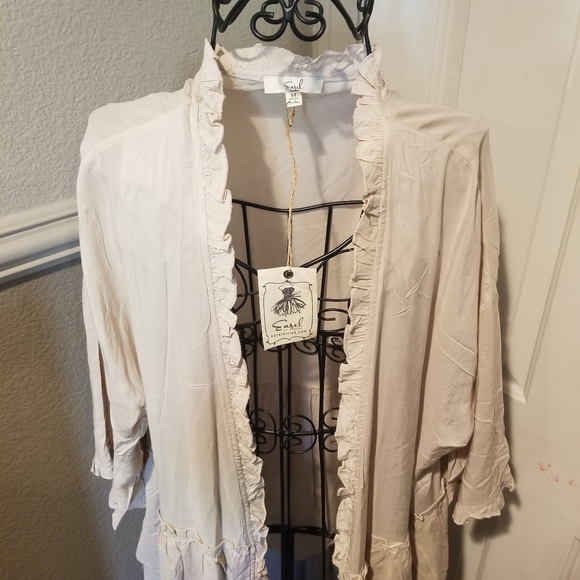 Easel New with Tags Oversized Tunic Throw Over Duster Cardigan Size Medium - Picture 2 of 8